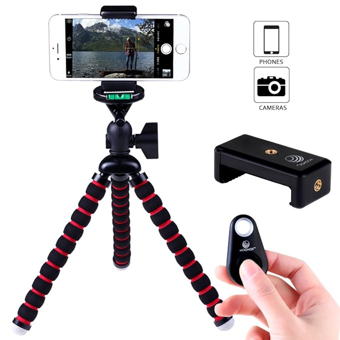 Moonor Universal Flexible pulpo trípode soporte ajustable con ...