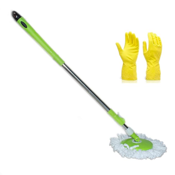 Oanik Stainless Steel Mop Rod Stick Mops for Floor Cleaning 360