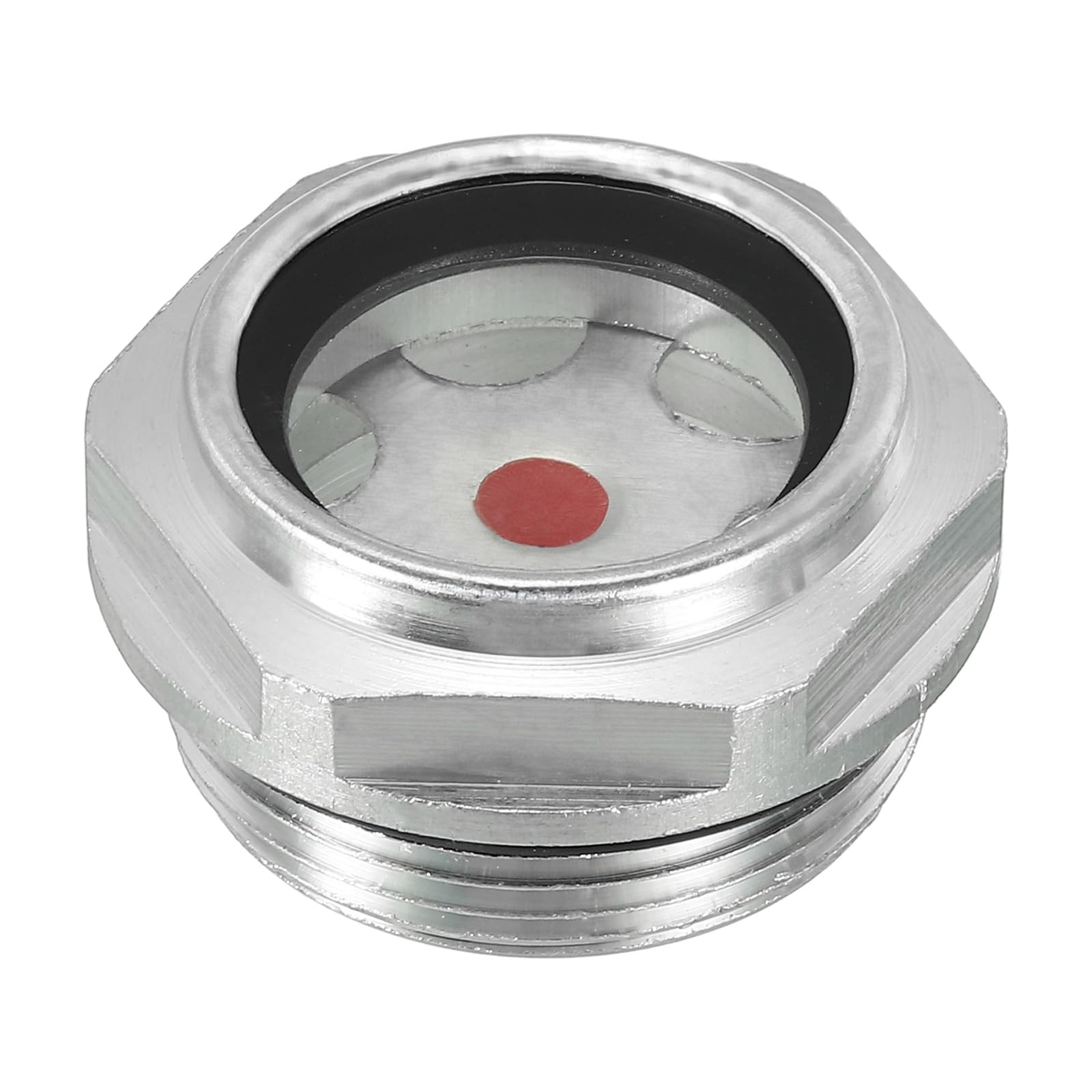 PATIKIL Air Compressor Oil Sight Glass, M30x1.5 Male Thread Aluminum Alloy Oil Liquid Level Gauge Air Compressor Parts with O-Ring