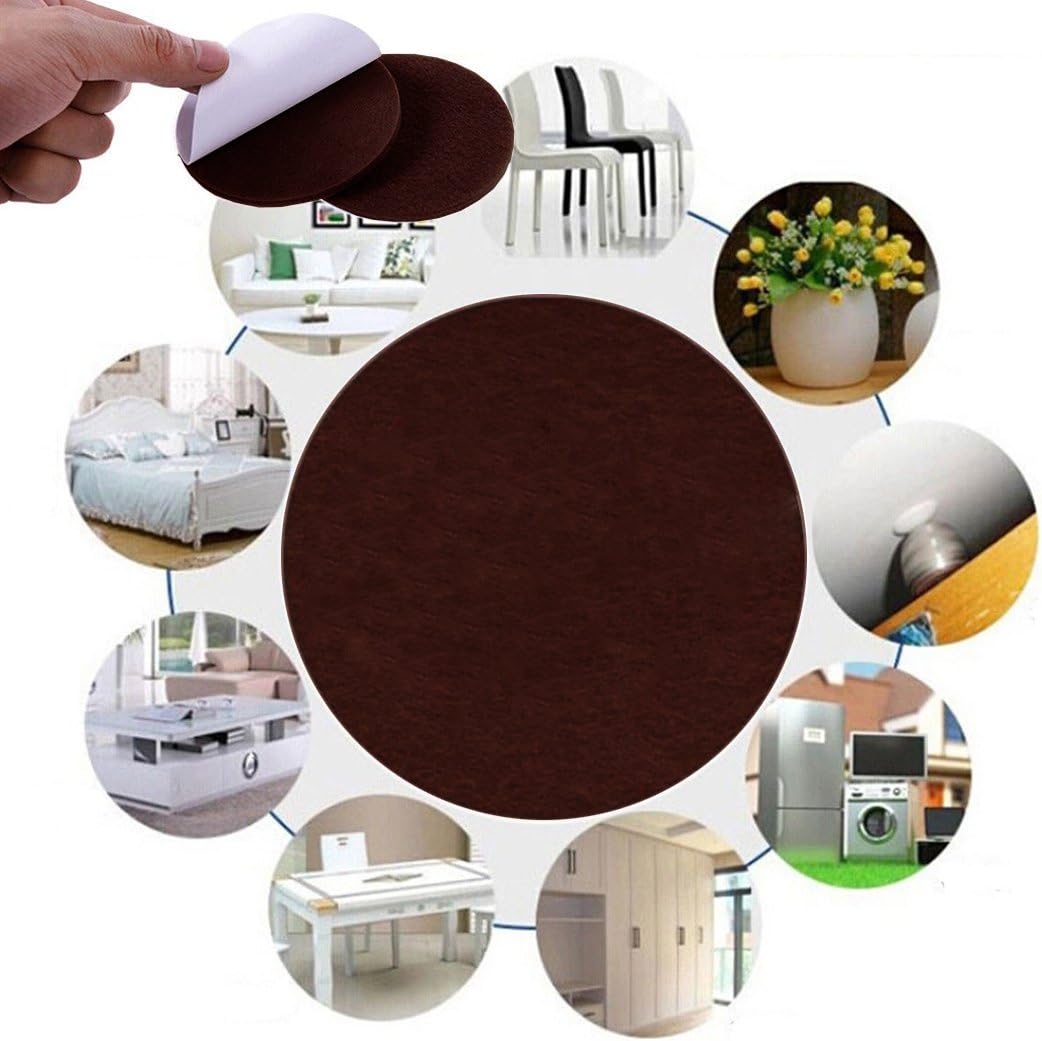 Furniture Pads 215 pcs X-PROTECTOR Best Felt Furniture Pads - Furniture Floor Protectors Felt Pad –Premium Furniture Felt Pads - Chair Leg Floor Protectors Felts Furniture Feet +64 Rubber Bumpers Pads - - 