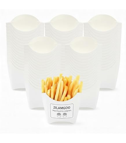 XZJMY 60 Pack 5oz French Fry Containers,Disposable Paperboard French Fries - View #2