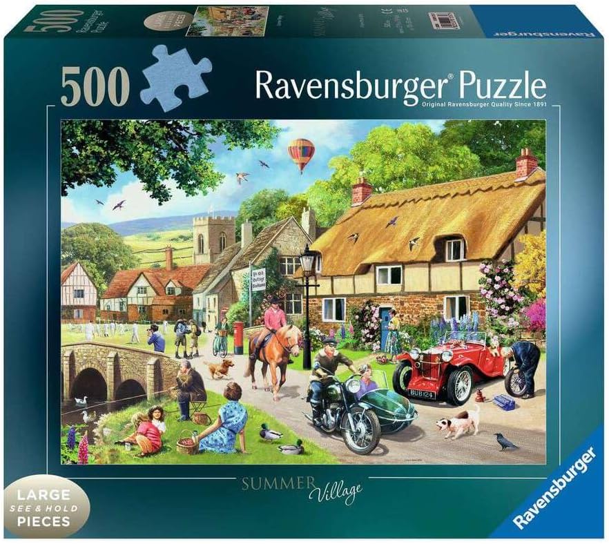 Ravensburger Summer Village 500 Piece Jigsaw Puzzle Large Format