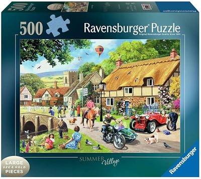 Ravensburger Summer Village 500 Piece Jigsaw Puzzle Large Format
