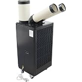 HayWHNKN Industrial Air Conditioner Commercial Spot Cooler Indoor Outdoor 12000 Btu/h Mobile Air Conditioner 220V 1.1kw Dual-Column