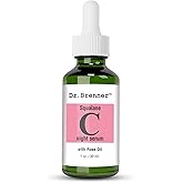 Vitamin C Serum (Tetrahexyldecyl Ascorbate) Night Oil Treatment With Squalane and Pure Rose Oil for Firmer, Glowing Skin, by Dr. Brenner 1 oz.