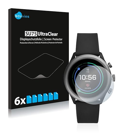 savvies Protector Pantalla Compatible con Fossil Sport (43 ...