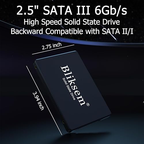 Bliksem SSD 512GB SATA III 6Gb/s Internal Solid State Drive