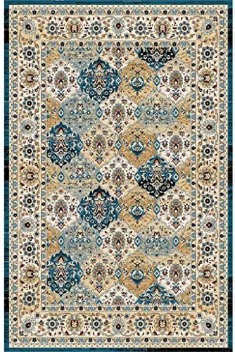 KMDB Rug Living Room Coffee Table Carpet Iranian Style Sofa Coffee Table Mat Home Bedroom Full Bedside Blanket Rectangle Non-Slip Dustproof Wear-Resistant Carpet (Size : 200x280cm)