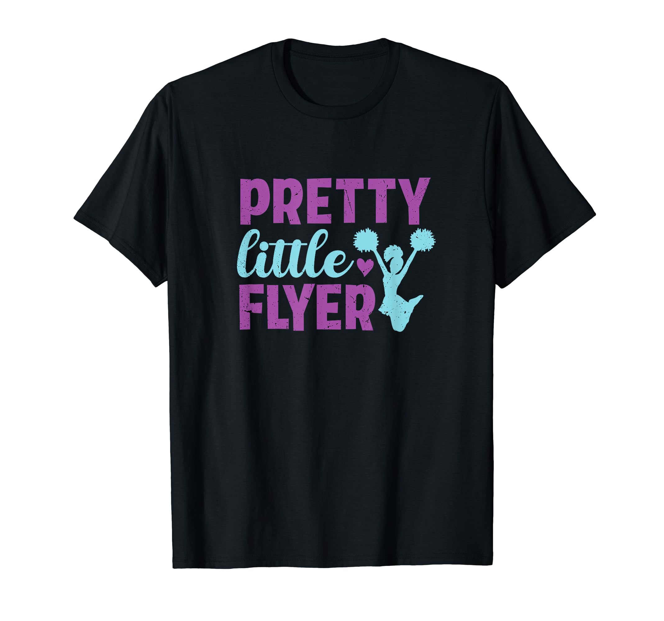 Cheerleader Little Flyer Team Cheerleading Cheering Squad T-Shirt