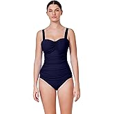 Profile by Gottex Tutti Frutti Built in Underwire F-Cup Tankini Top - Built-in Soft Cups, Adjustable Hook & Eye Closure