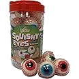 Apexy Sour Eyeball Gummies - with Fruity Liquid Center Eyeball Candy for Halloween, Birthday, Trick Or Treat, Party Candy - Jelly Filled Gummies, Fat Free, Nut Free. 11.42oz (Sour Madness Eyeball)
