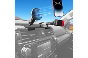 Qyebbk Metal Magnetic Phone Mount Holder for 2010-2024 Toyota 4Runner Strong Magnet Dash Cell Phone Cradles Adjustable Phone 
