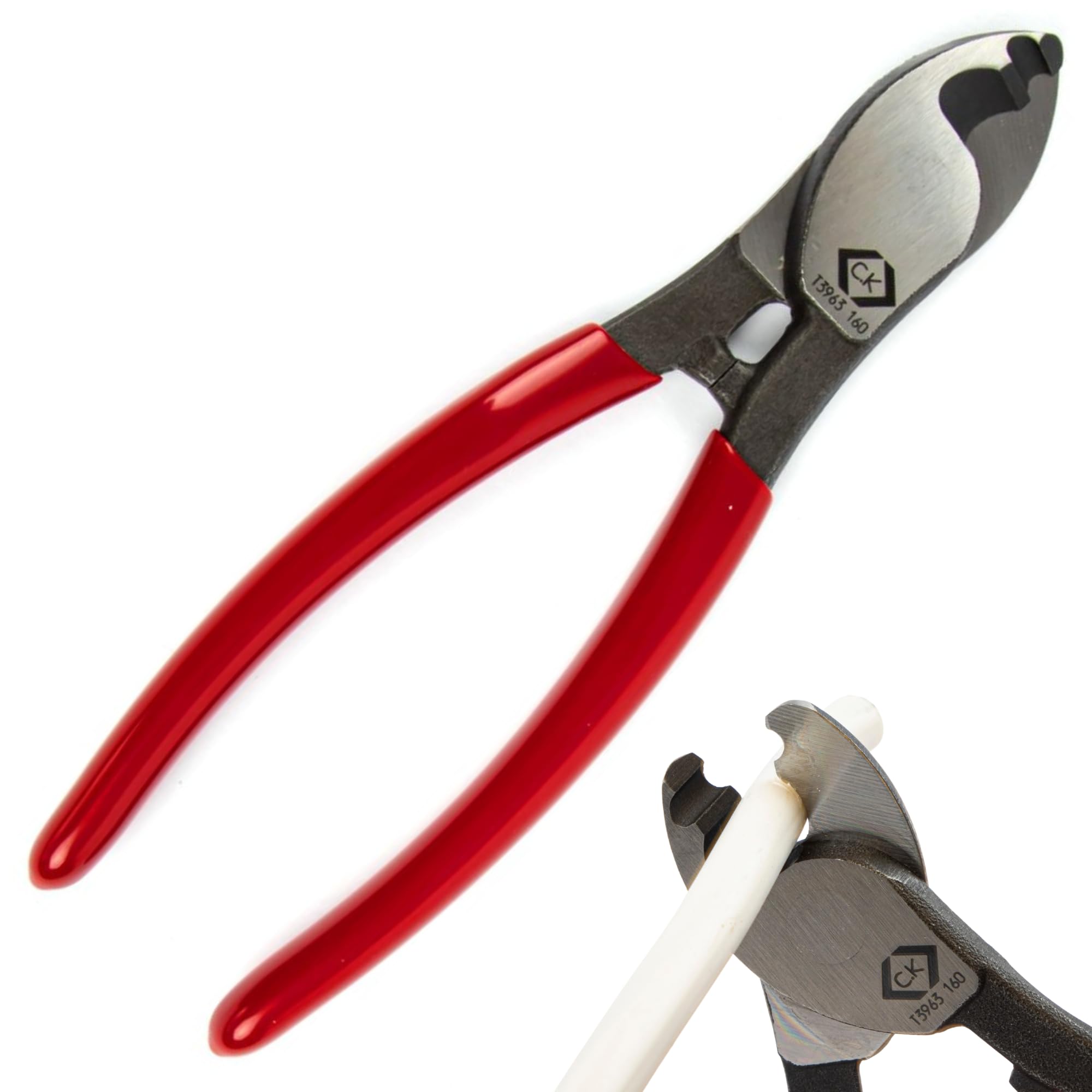 C.K T3963 160 Cable Cutter 160 mm, 6", Red