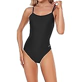 Adoretex Pro Girl's Women's One-Piece Thin Strap Athletic Racing Swimsuit for Swim Team Practice & Competition