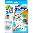 Crayola Color Wonder Mess Free Fingerpaint & Stamper Kit, Safari Stamps for Kids, Color Reveal Ink, Toddler Activity, Gifts, 3+
