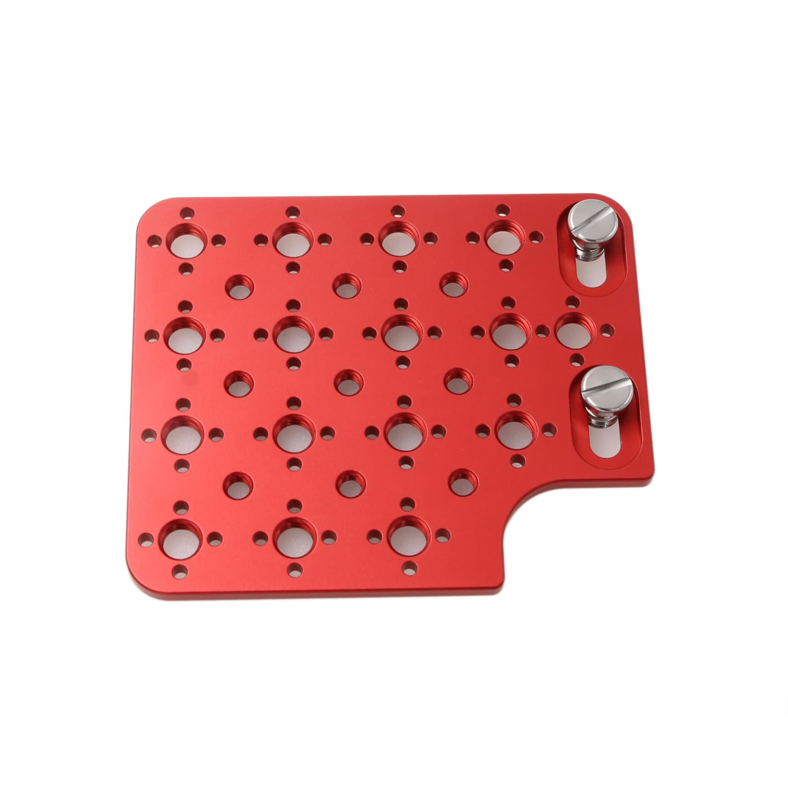 HangTon Camera Cheese Plate Side Mounting for ARRI ALEXA Mini LF Teradek Vaxis Rig Wireless Receiver Follow Focus Motor with 3/8" 1/4" Thread (Red) — image 1