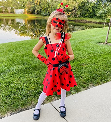 5-Piece Bee Costume Set For Girls - Bumblebee Wings, Tutu, Glasses, Headband & Wand - View #6