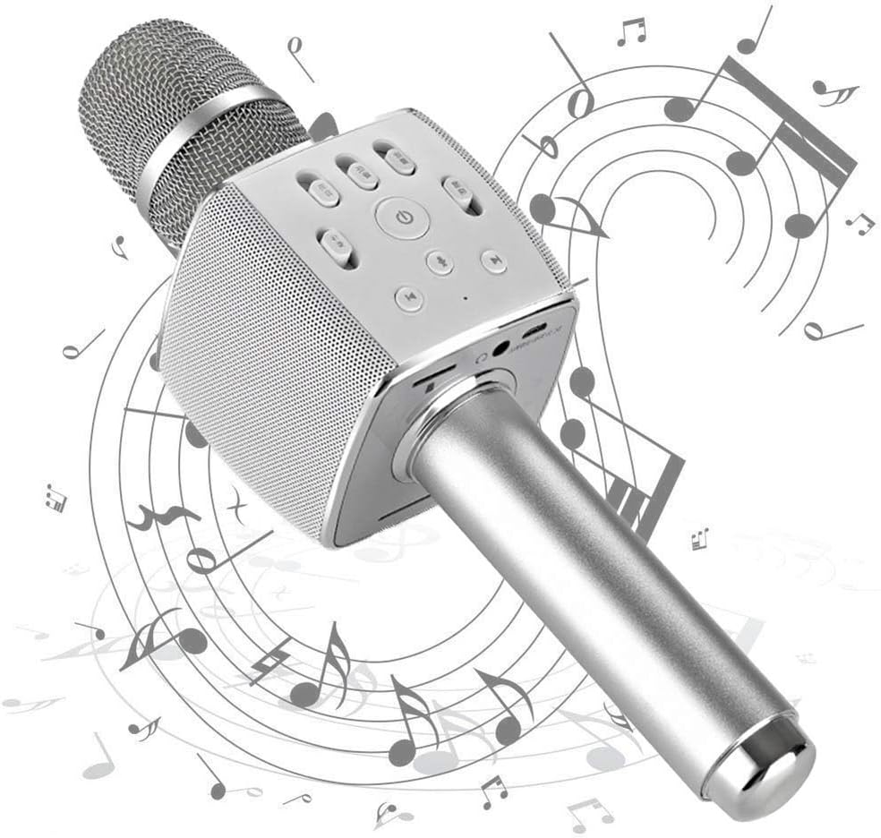 Amazon.com: FGVBC Bluetooth Karaoke Microphone, Wireless ...