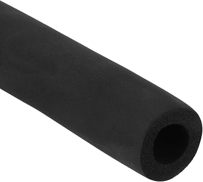 PATIKIL 1in ID x 6ft Pipe Insulation Foam Tube Black 9mm Thick