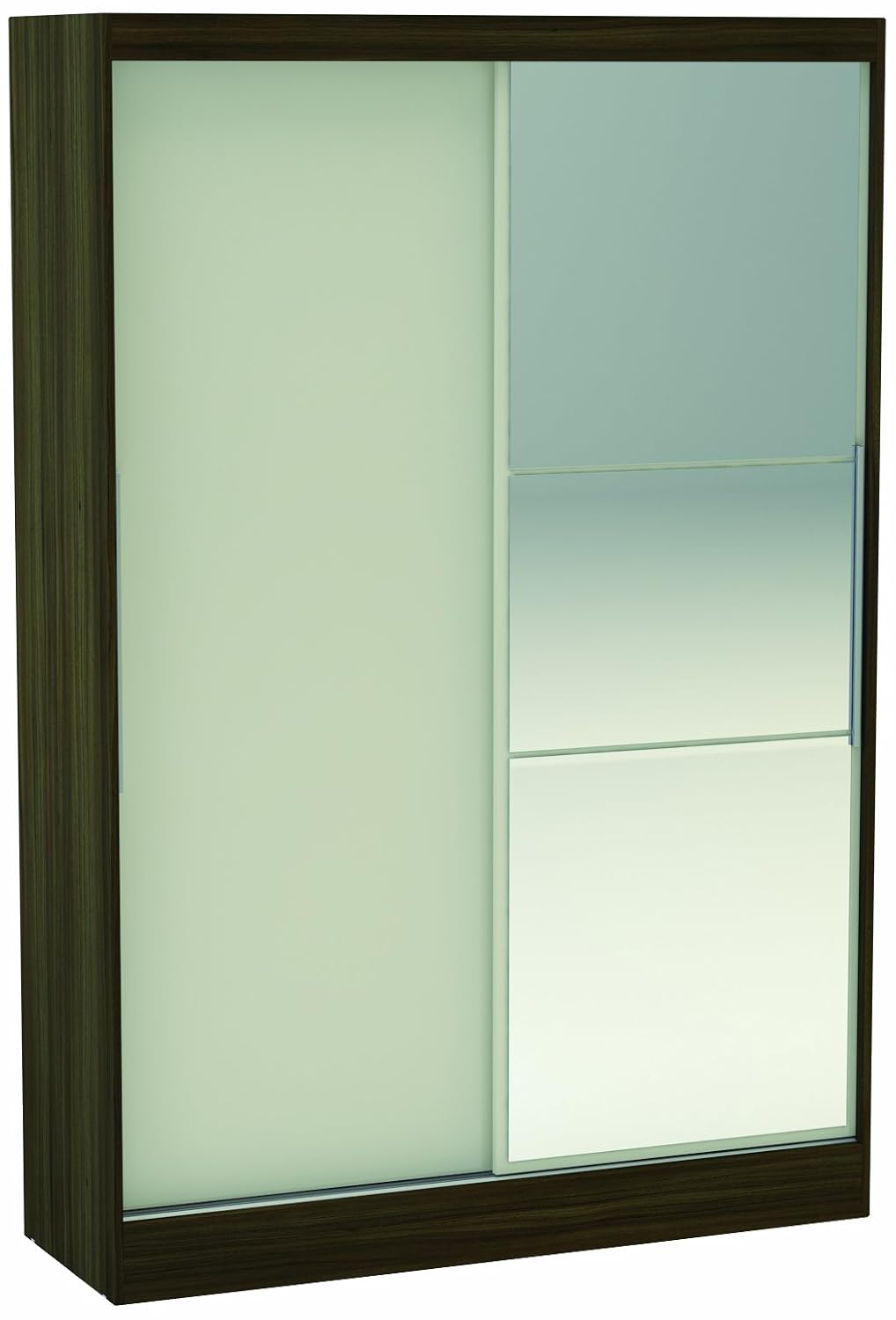 Birlea Lynx 2 Door Sliding Wardrobe With Mirror High Gloss