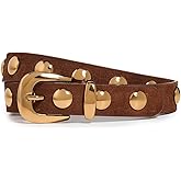 Madewell Women's Studded Western Belt In Suede
