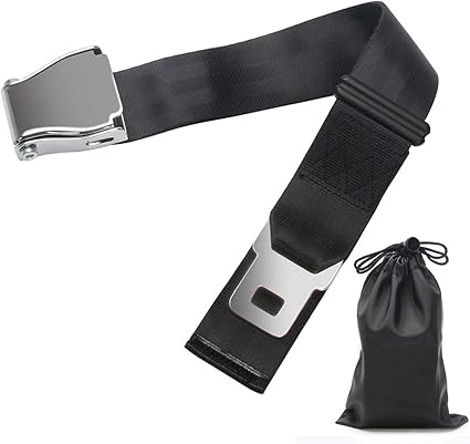 Airplane Seat Belt Extender Commercial Plane Airline Seat Belt Extension Buckle Verstelbare Aircraft Veiligheidsgordel Voor Reizen Past Op De Meeste Vliegtuigen Verstelbare 25 80 Cm Type A Amazon Nl