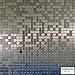 FLEXIPIXTILE, Modern Aluminum Mosaic Tile, Peel & Stick, Backsplash, Accent Wall, 1 sq.ft.,Silver Spoon