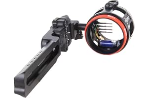 B3 ARCHERY Exact Hunter Archery Compound Bow Hunting Equipment 3-Axis Adjustable Lightweight Fixed 4 Steel Pin Sight | Sight Light Included - Mounting Options