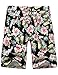 SSLR Men's Mid Rise Stretch Flat Front Casual Aloha Hawaiian Short