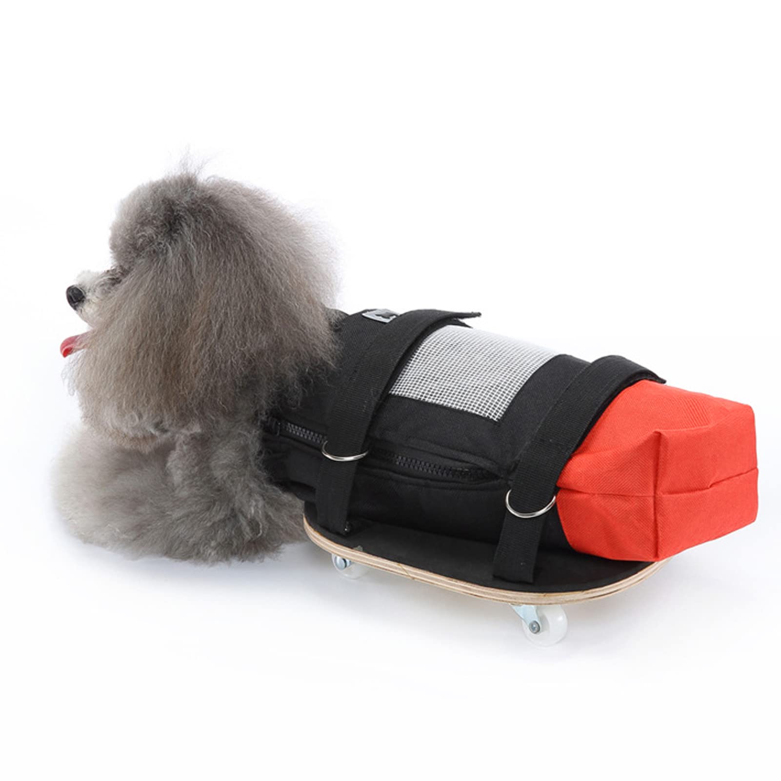 Dog Cat Wheelchair for Back Legs, Pet Walking Scooter with Silent Wheels, Disabled Dog Cat Assist Scooter, Protect Your Pet Chest and Limbs (L(Suitable for 6.5‑9kg/14.3‑19.8lb))