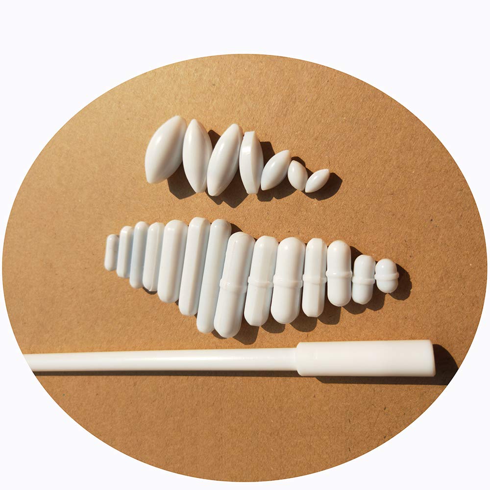 (Set of 22 PCS) Stir Bar PTFE Stirrer Mixer Stir Bar