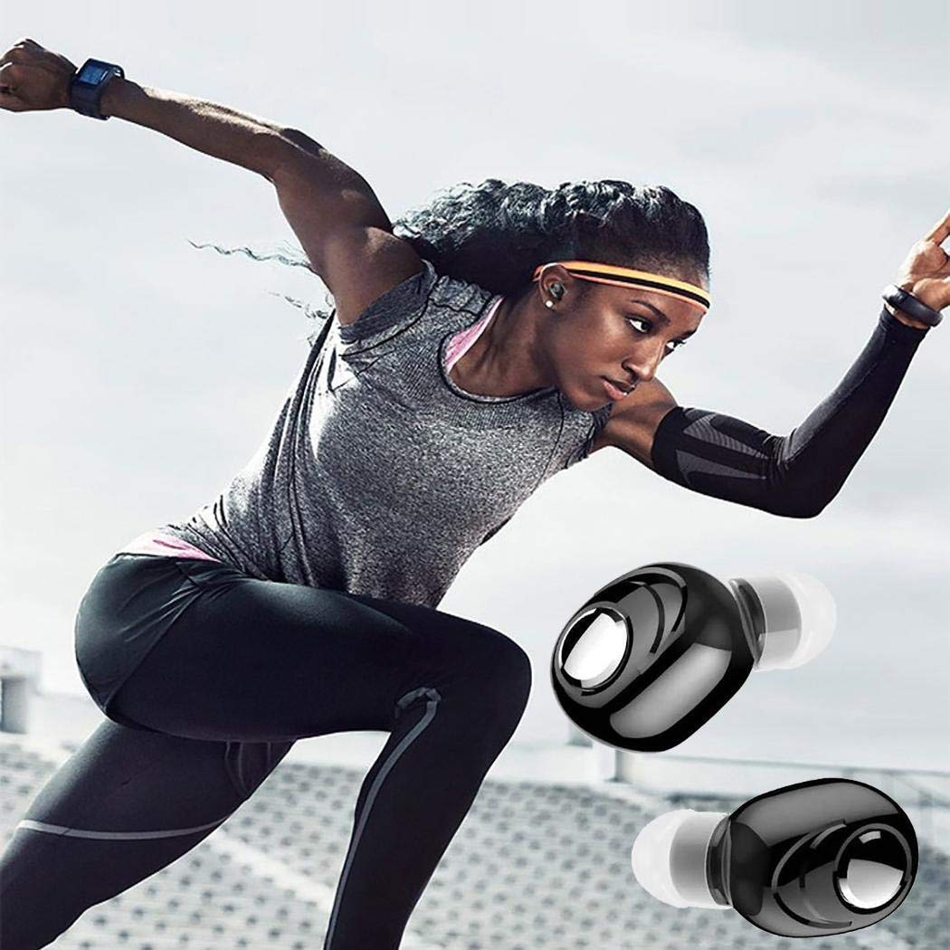 UpBeauty Wireless Bluetooth Headsets HiFi Waterproof Handsfree in-Ear Earphones Headphones for iPhone iOS Android iPad Samsung Galaxy HTC