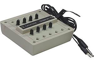 Califone 8 Position Jackbox with Volume Control, 1218AVPY