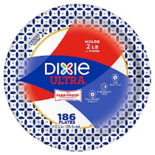 Dixie 677009 Dinner Plate, 1/16, White - //coolthings.us