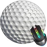 Golf Ball Mouse Pad,Golf Sport Mouse Pads for Desk, Stitched Edge Mousepad with Non-Slip Rubber Base, Gaming Mouse Mat for Computer Laptop Home Office