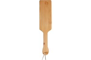 DOMG Bamboo Paddle, 14 Inch Lightweight Durable Smooth Paddle