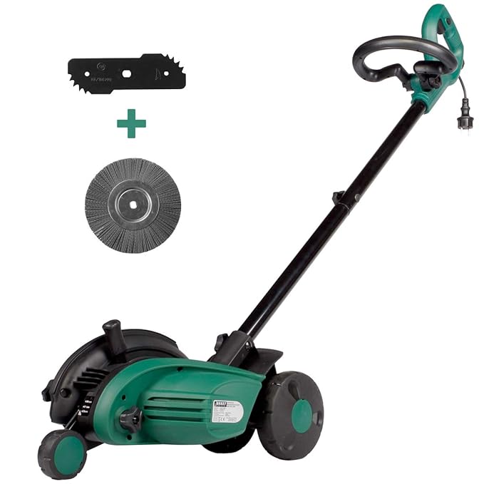 BRAST Rasenkantenschneider 1200Watt einstellbare Kantenführung elektrischer Rasentrimmer Elektro Grasschneider Rasenmäher