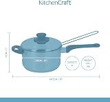 KitchenCraft Large Chip Pan with Basket and Lid Induction Safe Stainless Steel view 2