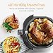 Habor Air Fryer, 4 Quart Hot Air Fryers Oven w/Programmable 7 Cook Presets for Air Frying, Roasting, Baking & Broiling, 1400W Air Cooker w/LED Touch Screen, Non-Stick Frying Pot