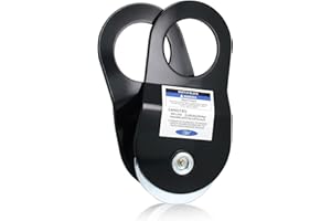 AyA Gear 10 Ton Winch Snatch Block Towing Pulley Blocks 22,000 LBS Capacity, Offroad Recovery Accessory for Truck, Tractor, A