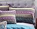 Striped Jacquard Style 2-Piece Patchwork Bedspread Quilt Sets 100% Cotton Twin