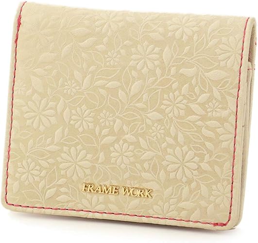 Amazon フレームワーク 小銭入れ付き二つ折り財布 本革 マスカレード レディース アイボリー Fw 21 Frame Work フレームワーク 財布