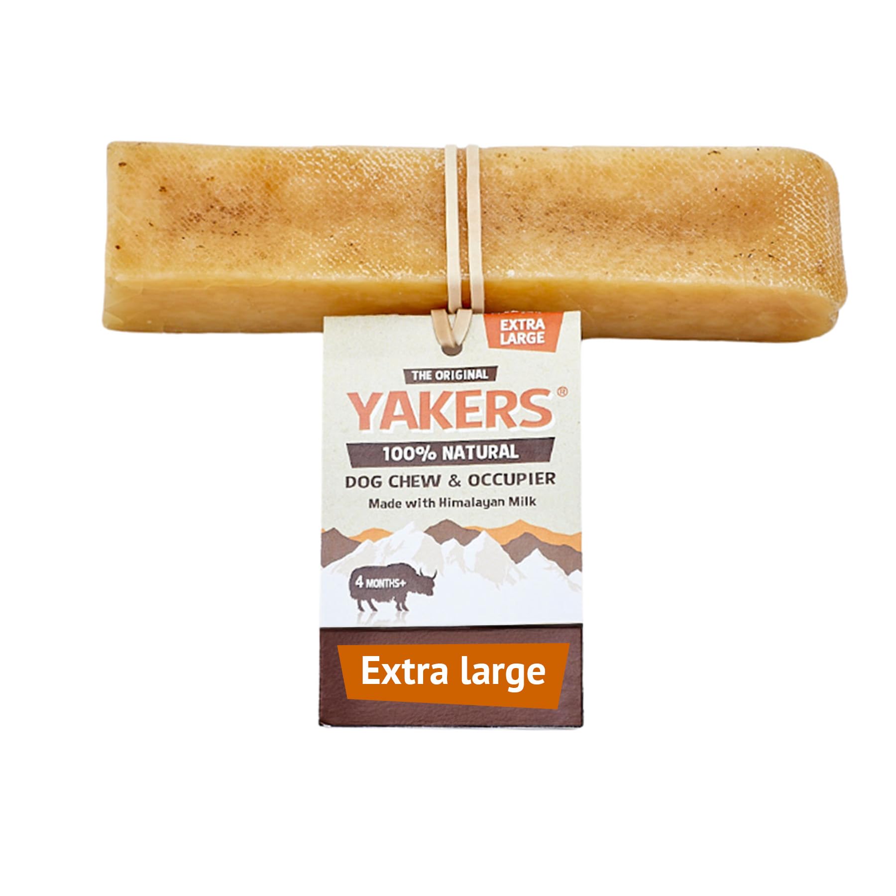 YAKERS Himalayan Dog Chew Bars, Natural Dog Chews - Original, XL (Pack of 1) - Extra Long-Lasting Dog Treats & Occupier Chews, Healthy Himalayan Dog Chews for Dental Health & Enrichment