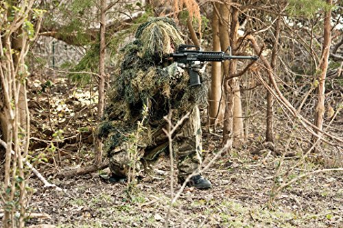 Red Rock Outdoor Gear 2-Piece Ghillie Suit Parka, Woodland, X-Large/XX-Large - Thumbnail 5