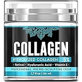 Collagen Cream For Face - Anti Aging Night Women，Wrinkle With Retinol Hyaluronic Acid Firming & Hydrating Effect Facial Cream, 50 ml