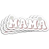 (3Pcs) Mama Mom Sticker Gifts for Mom Motivational Quote Grandma Waterproof Vinyl Stickers for Books Laptops Phone Water Bottles Tumbler Cup Kindle Decals 3 Inch