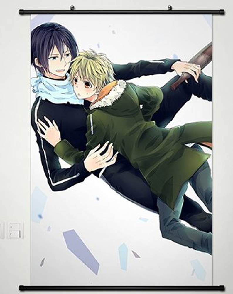 NATHALIE LANCASTER Wall Scroll Poster Fabric Painting For Anime Noragami yato & Iki Hiyori & Yukine 035 L