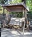 Abba Patio Outdoor Swing Canopy Hammock 2 Seat Porch Furniture with Adjustable Canopy