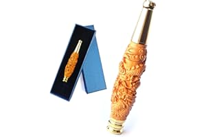 CXJZ 3.9 - Inch Reusable Cigarette Filter Tips, Engraved with Classical Dragon Pattern Artwork Rosewood Cigarette Holder, Portable and Detachable for Holidays Leisure and Entertainment