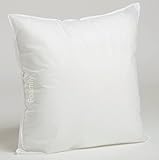 Set of 2-16 x 16 Premium Hypoallergenic Stuffer Pillow Insert Sham Square Form Polyester, Standard/White - MADE IN USA